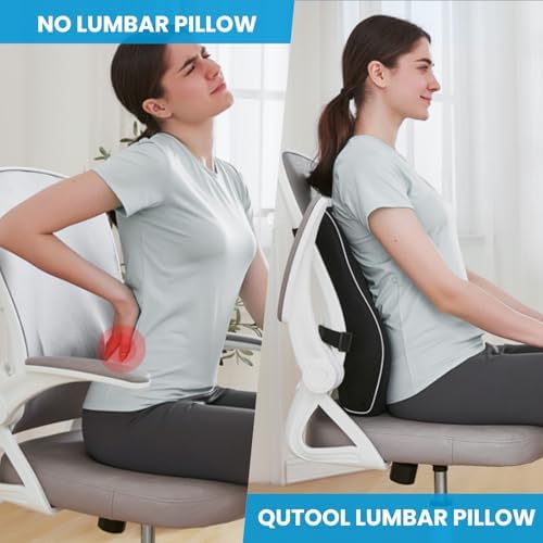 Lumbar Pillow — Memory Foam Back Support - Image 2