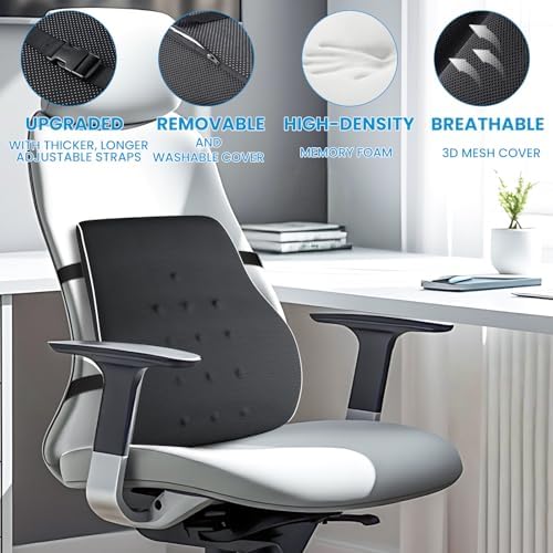 Lumbar Pillow — Memory Foam Back Support - Image 5