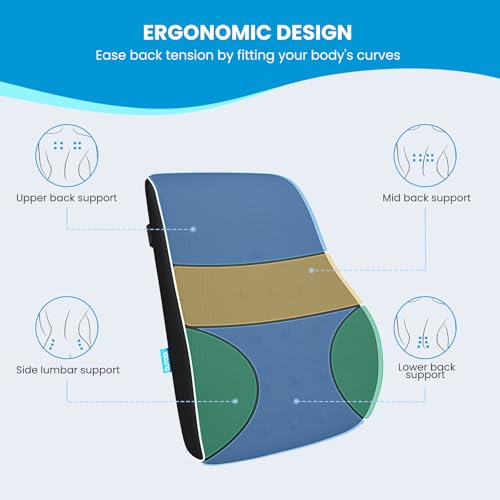 Lumbar Pillow — Memory Foam Back Support - Image 13
