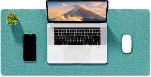 Natural Felt Desk Mat — Large Premium Workspace Protector